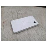 white Nintendo DSi handheld console, model