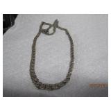 Sterling Fancy Flat Loop Necklace | 19gr 18