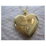 12k GF heart Locket + Chain | 28