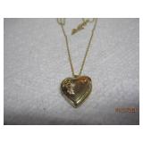 12k GF Heart Locket + Chain | 20'
