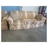 Floral design couch