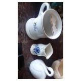 mustache cup, vase & swan bell