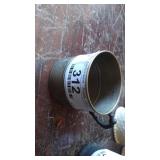 vintage metal cup