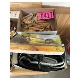 Clothes pins and toy snakes