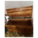Large cedar chest w/ key