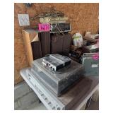 Lenox 8-trak player and radio, record player,