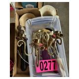 Flat of wall sconces, pitcher, salt/pepper