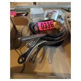 (4) Cast iron skillets