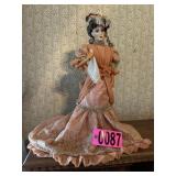 Franklin Heirloom Dolls, porcelain victorian doll