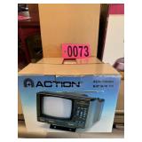 Action Mini black/white TV, NIB