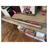 Free standing projection screen and 1 Sylvania