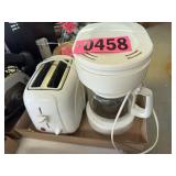 Toaster and coffee maker