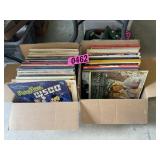 (2) Boxes of record albums