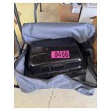 Portable camping grill with carrying bag