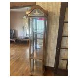 Lighted curio cabinet