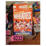 Flat of (4) Wheaties cereal boxes, Cincinnati