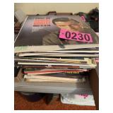 Stack of record albums