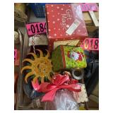 Flat of holiday and misc. decor