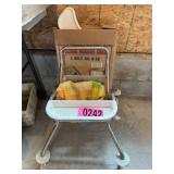 Vintage Nu-Line Industries Folding Nursery Chair