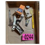 Flat of small hand tools, flyswatter