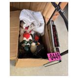 Box of Chritmas decor