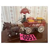 Vintage die-cast Coca-Cola advertising display
