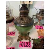 Vintage victorian style oil lamp base