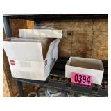 Contents of entire shelving unit: Cake baking and