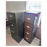 (2) Filing cabinets