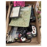 Flat of flashlights, game timer, misc controllers