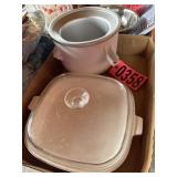 Casserole dish and ice cream maker freezer bowl