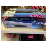 Sanyo 4-Head Stereo VCR recorder
