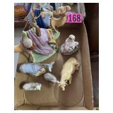 (2) Flats of Nativity scene characters