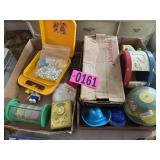 (2) Flats: Vintage toys and collectibles: plastic