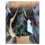 6.5 ft. pre-lit Oregon pine CHristmas tree (?