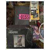 Flat of coin sorter and wrapper, key box, and