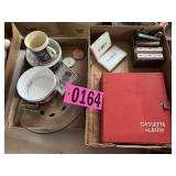 (2) Flats: Cassette album book, casette tapes,