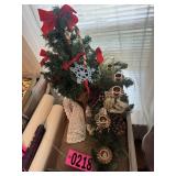 Flat of Christmas greenery