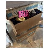 (3) Boxes of knitting yarn