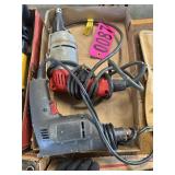 Box lot: Milwaukee corded grinder + SKIL 3/8"