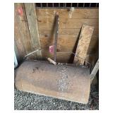 Heavy steel lawn roller