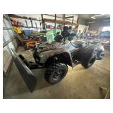 2009 Honda 4 wheeler ATV w/ snow blade, model: