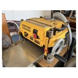 DeWalt 13 inch Planer w/ vacuum tube & mounted on