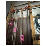 (2) Heavy duty shop/pipe clamps