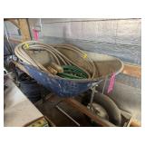 Wheelbarrell & hose