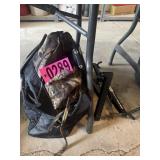 Camo hunting backpack + Outers Varmint Rifle Rest