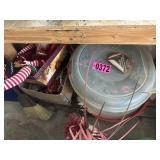 Shelf contents: Assorted holiday decor