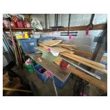 Table contents: scrap wood