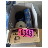 Box lot: Black & Decker food saver, storage