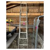 Wooden extension ladder